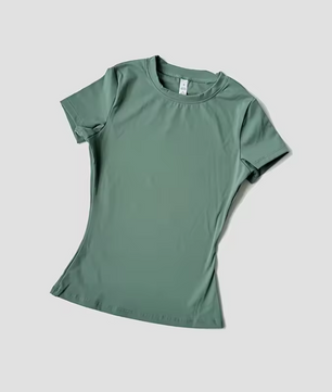 Dames Seamless Sport Top – Ademend Yoga Shirt met Korte Mouwen voor Fitness en Running