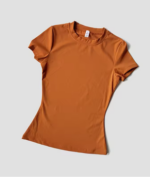Dames Seamless Sport Top – Ademend Yoga Shirt met Korte Mouwen voor Fitness en Running