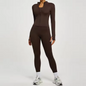 Dames Sport Set – 2-Delige Fitness Outfit met Jacket en High Waist Legging