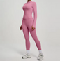 Dames Sport Set – 2-Delige Fitness Outfit met Jacket en High Waist Legging