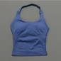 Dames Seamless Sport Top – Halter Fitness Tanktop met Ingebouwde BH en Uitneembare Cups