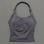 Dames Seamless Sport Top – Halter Fitness Tanktop met Ingebouwde BH en Uitneembare Cups