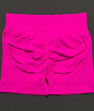 Dames Sport Shorts – Seamless Biker Short met Scrunch Effect voor Fitness en Yoga