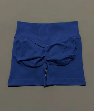 Dames Sport Shorts – Seamless Biker Short met Scrunch Effect voor Fitness en Yoga