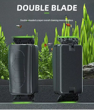 Magnetische Aquarium Reinigingsborstel – Drijvende Algenreiniger voor Glas met Sterke Magneet