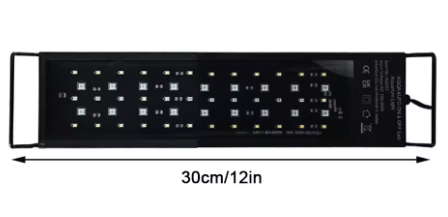 LED Aquarium Verlichting 30-60 cm – Full Spectrum Plant Lamp met Timer en Dimbare Lichtstanden