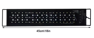 LED Aquarium Verlichting 30-60 cm – Full Spectrum Plant Lamp met Timer en Dimbare Lichtstanden