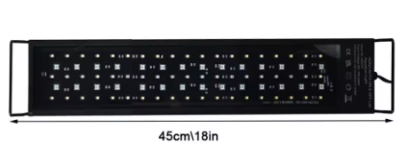 LED Aquarium Verlichting 30-60 cm – Full Spectrum Plant Lamp met Timer en Dimbare Lichtstanden