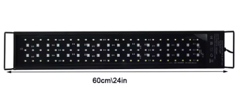 LED Aquarium Verlichting 30-60 cm – Full Spectrum Plant Lamp met Timer en Dimbare Lichtstanden