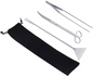 Aquarium Tools Set – RVS Aquascape Gereeadschap met Schaar, Pincet en Schep voor Plantenonderhoud