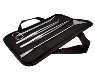 Aquarium Tools Set – RVS Aquascape Gereeadschap met Schaar, Pincet en Schep voor Plantenonderhoud