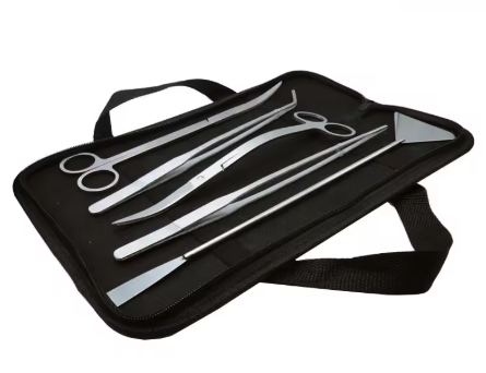 Aquarium Tools Set – RVS Aquascape Gereeadschap met Schaar, Pincet en Schep voor Plantenonderhoud