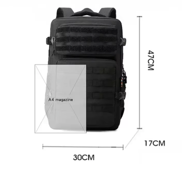 Tactische Rugzak 35L – Waterdichte Outdoor Backpack van 1000D Nylon met Molle Systeem