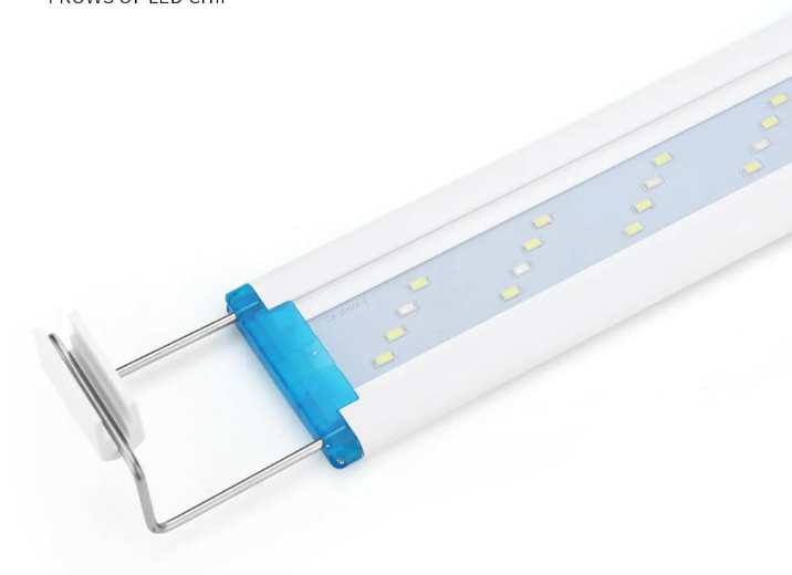 Ultradunne LED Aquarium Verlichting – Klem Lamp voor Aquatische Planten met Blauw, Wit en Rood Licht