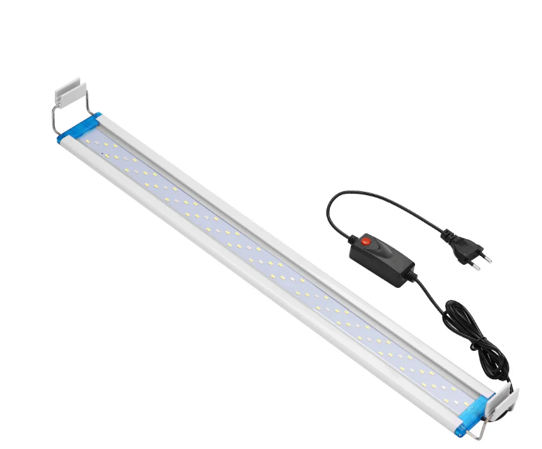 Ultradunne LED Aquarium Verlichting – Klem Lamp voor Aquatische Planten met Blauw, Wit en Rood Licht