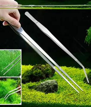 Aquarium Pincet 38 cm – RVS Aquascape Tang voor Planten, Voeren en Onderhoud