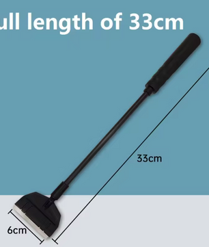 Aquarium Algen Schraper – Reinigingstool voor Glas en Zand met Lange Steel
