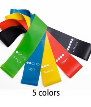 Weerstandsbanden Set 5-Delig – TPE Fitness Elastieken voor Krachttraining, Yoga en Workout