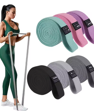 Weerstandsbanden Set – Gebreide Fitness Elastieken voor Yoga, Krachttraining en Stretching