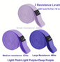 Weerstandsbanden Set – Gebreide Fitness Elastieken voor Yoga, Krachttraining en Stretching