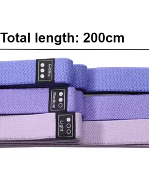 Weerstandsbanden Set – Gebreide Fitness Elastieken voor Yoga, Krachttraining en Stretching