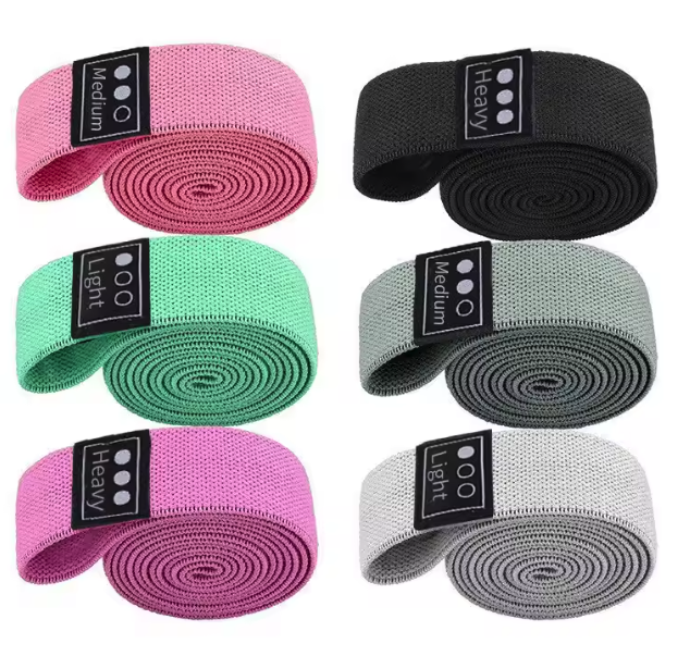 Weerstandsbanden Set – Gebreide Fitness Elastieken voor Yoga, Krachttraining en Stretching