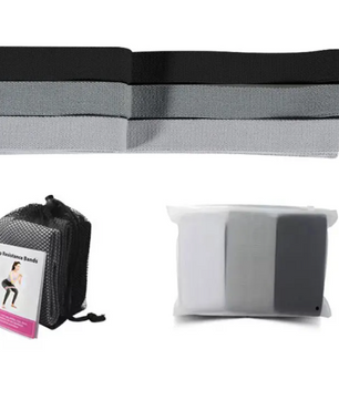 Weerstandsbanden Set – Gebreide Fitness Elastieken voor Yoga, Krachttraining en Stretching