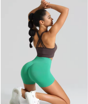 Dames Sport Shorts High Waist – Booty Lift Yoga Shorts met Tummy Control voor Fitness en Running