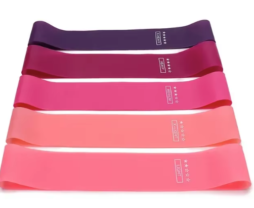 Weerstandsbanden Set 5-Delig – Fitness Elastieken met Verschillende Weerstanden en Opbergtasje