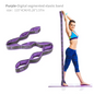 Yoga Stretch Band met Lussen – Elastische Stretch Strap voor Flexibiliteit en Training