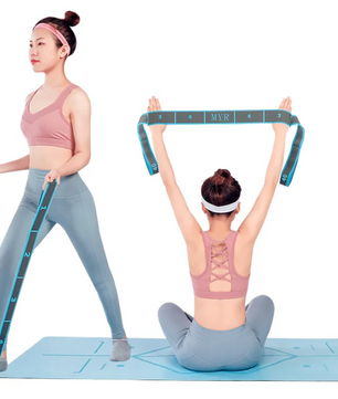 Yoga Stretch Band met Lussen – Elastische Stretch Strap voor Flexibiliteit en Training