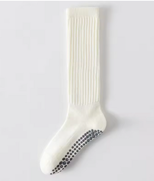Yoga Sokken met Antislip – Katoenen Pilates Sokken met Siliconen Grip en Comfort
