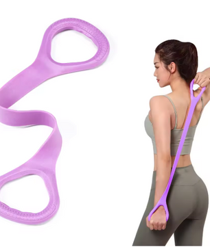 8-Vorm Fitness Weerstandsband – Elastiek voor Arm, Rug en Schouder Training