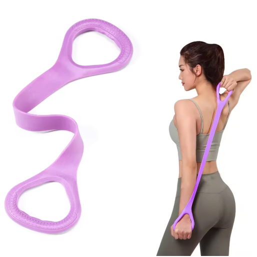 8-Vorm Fitness Weerstandsband – Elastiek voor Arm, Rug en Schouder Training