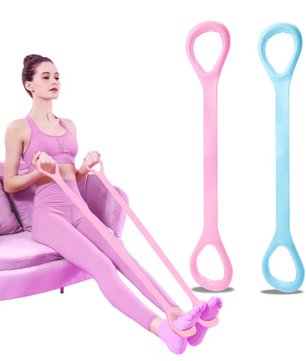 8-Vorm Fitness Weerstandsband – Elastiek voor Arm, Rug en Schouder Training
