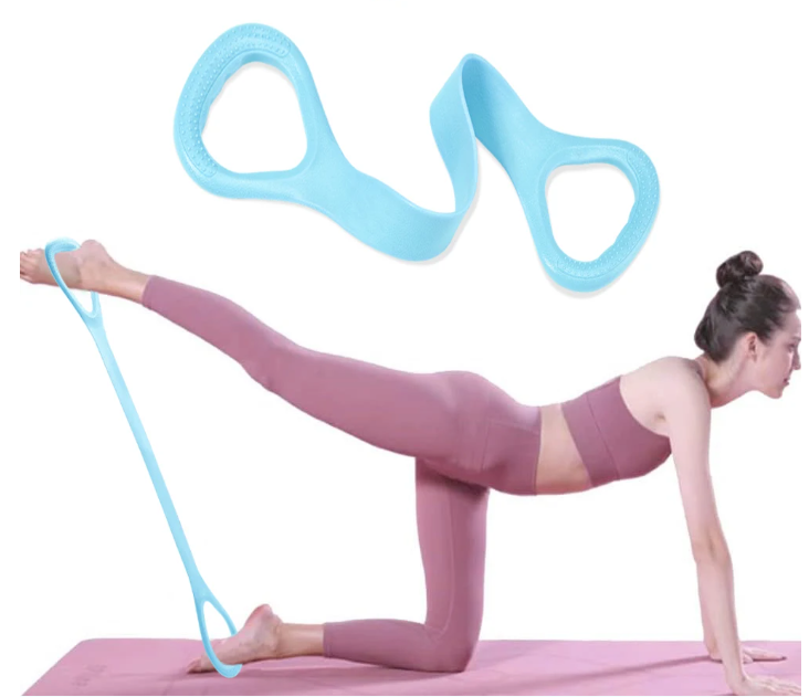 8-Vorm Fitness Weerstandsband – Elastiek voor Arm, Rug en Schouder Training