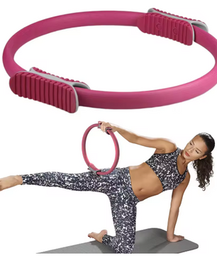 Pilates Ring met Handgrepen – Fitness Ring voor Yoga, Core en Full Body Training