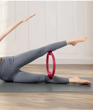 Pilates Ring met Handgrepen – Fitness Ring voor Yoga, Core en Full Body Training