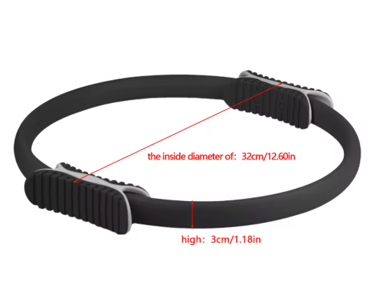 Pilates Ring met Handgrepen – Fitness Ring voor Yoga, Core en Full Body Training