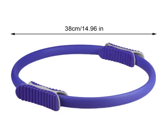 Pilates Ring met Handgrepen – Fitness Ring voor Yoga, Core en Full Body Training