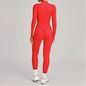 Dames Sport Jumpsuit – Yoga Bodysuit met Lange Mouwen voor Fitness en Workout