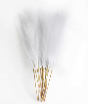 Kunst Pampas Gras Set 6 Stuks – Decoratieve Droogbloemen voor Interieur en Styling