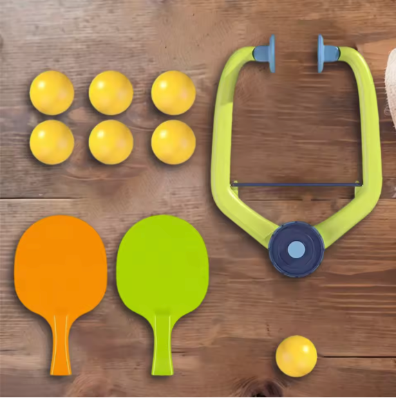 Hangende Tafeltennis Trainer Set – Indoor Pingpong Oefenset met Batje en Ballen