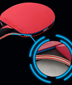 Professionele Tafeltennis Bat 9 Sterren – Carbon Pingpong Racket met Hoge Spin en Controle