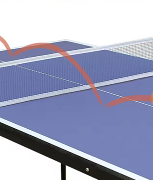 Mini Tafeltennistafel Inklapbaar 137 cm – Pingpong Set met Net, Batjes en Ballen