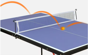 Mini Tafeltennistafel Inklapbaar 137 cm – Pingpong Tafel met Net en Batjes voor Indoor Gebruik