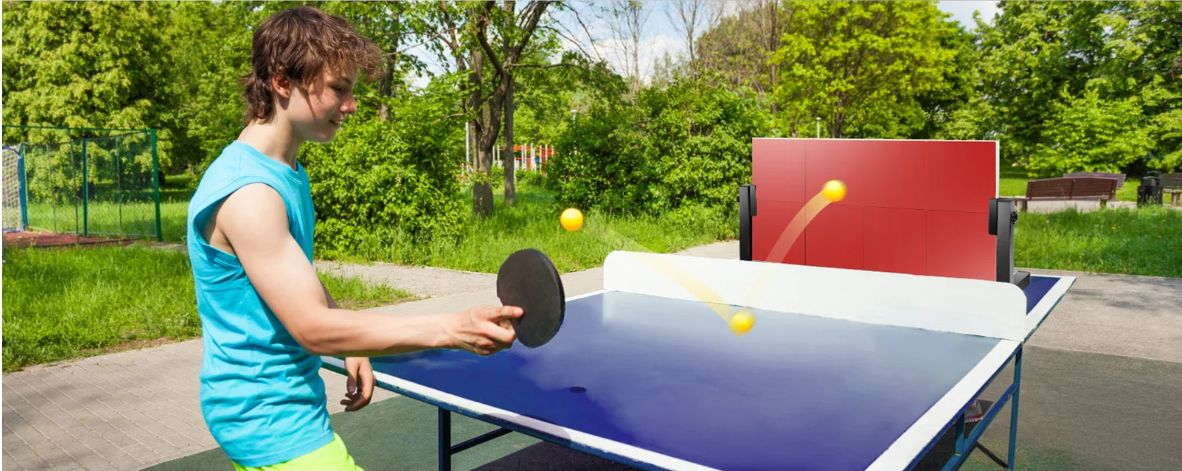 Tafeltennis Rebound Board – Pingpong Trainer met 360° Verstelbare Hoek voor Zelftraining