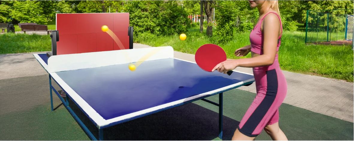 Tafeltennis Rebound Board – Pingpong Trainer met 360° Verstelbare Hoek voor Zelftraining