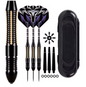Professionele Dartpijlen 26g Set van 3 – Messing Barrel met Opbergcase en Extra Shafts