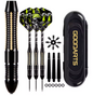 Professionele Dartpijlen 26g Set van 3 – Messing Barrel met Opbergcase en Extra Shafts